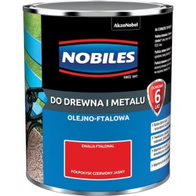 FARBA ALKIDOWA FTALONAL CZERWONY JASNY 0,9l NOBILES