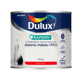 Dulux Rapidry emalia akrylowa biała błyszcząca 0,4l