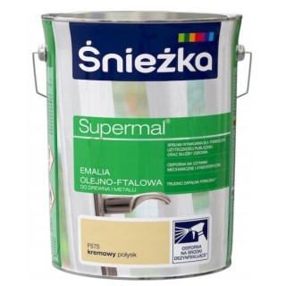 Emalia Olejno-Ftalowa Supermal Kremowa  5L