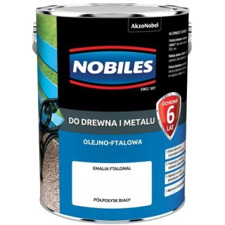 FARBA ALKIDOWA FTALONAL BIAŁY  5L NOBILES