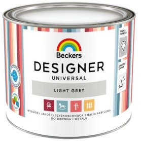 Emalia Akrylowa Beckers Designer  Universal Light Grey 0,5L