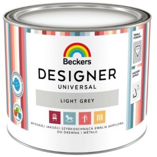 Emalia Akrylowa Beckers Designer  Universal Light Grey 0,5L