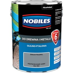 FARBA ALKIDOWA FTALONAL SZARA JASNA 5l NOBILES