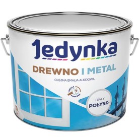 Emalia Drewno I Metal Biały 10L Jedynka