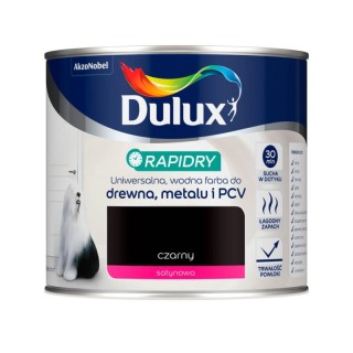 Dulux Rapidry emalia akrylowa czarna 0,4l