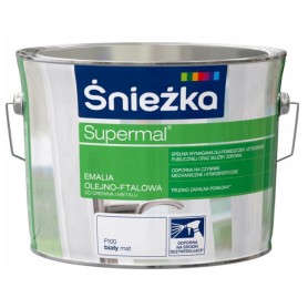 FARBA SUPERMAL EM.FTAL. BIAŁA  MAT 2.5L RAL 9003