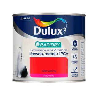 Dulux Rapidry emalia akrylowa czerwona 0,4l