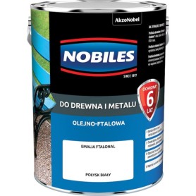 FARBA ALKIDOWA FTALONAL BIAŁY POŁYSK  5L NOBILES