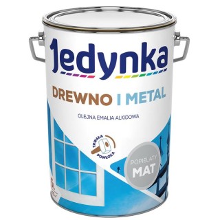 Jedynka Do Drewna I Metalu Popielata Mat  5L