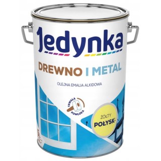 Jedynka Do Drewna I Metalu Żółta Jasna  5L