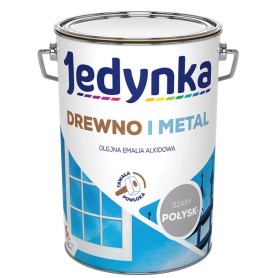 Jedynka Do Drewna I Metalu Szary Jasny    5L