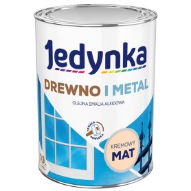 Jedynka Do Drewna I Metalu Kremowy Mat  0,9L