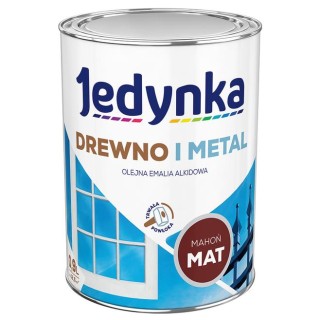 Jedynka Do Drewna I Metalu Mahoń Mat  0,9L