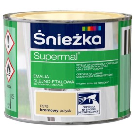 Emalia Olejno-Ftalowa Supermal Kremowy  0,2L