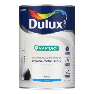 EM.AKRYLOWA BIAŁA MAT 1L RAPIDRY DULUX