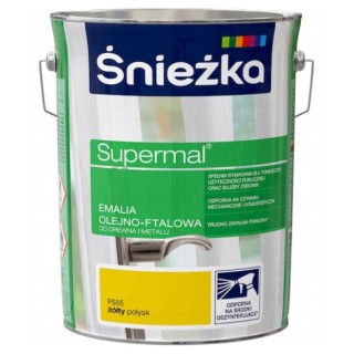 Emalia Olejno-Ftalowa Supermal Żółta 5L