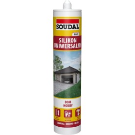 SILIKON UNIWERSALNY BIAŁY 300ml/280ml 137658 SOUDAL