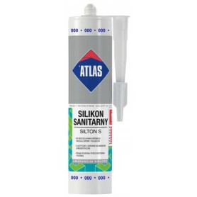 Silikon sanitarny Silton S 000 Bezbarwny 280ml Atlas