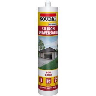 SILIKON UNIWERSALNY BEZB. 280ml SOUDAL 137546