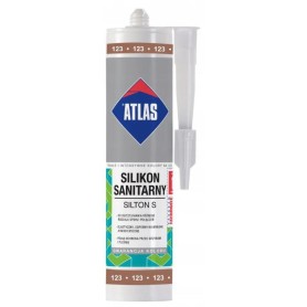 Silikon sanitarny Silton S 123 Jasny brąz 280ml Atlas