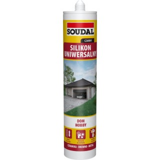 Silikon uniwersalny Soudal 280ml czarny