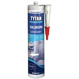 Silikon sanitarny bezbarwny 280ml Tytan