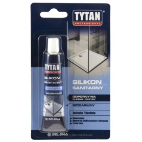 Silikon sanitarny bezbarwny 20ml Tytan