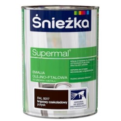 Emalia Olejno-Ftalowa Supermal Brąz  Czekoladowy 0,8L