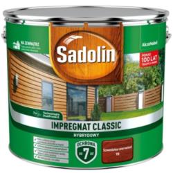 Impregnat Classic Hybrydowy Szwedzka Czerwień 9L Sadolin