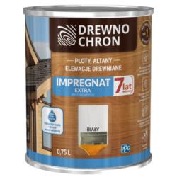 IMPREGNAT EXTRA BIAŁY 0,75L DREWNOCHRON