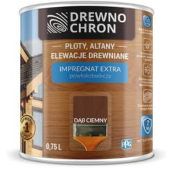 Impregnat Extra Dąb Ciemny 0,75L Drewnochron