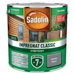 Impregnat Classic Hybrydowy Ciemny Szary 2,5L Sadolin