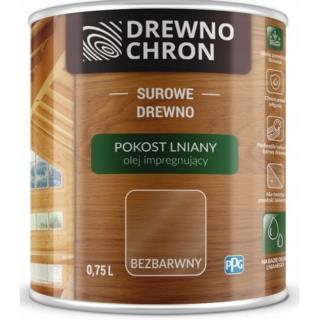 Pokost Lniany Bezbarwny 0,75L  Drewnochron