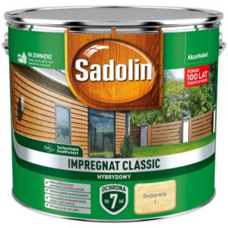 Impregnat Classic Hybrydowy Bezbarwny 9L  Sadolin