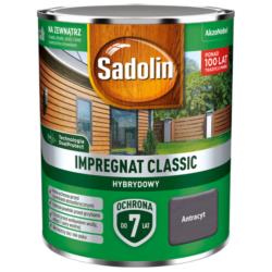 Impregnat Classic Hybrydowy Antracyt 0,75L Sadolin