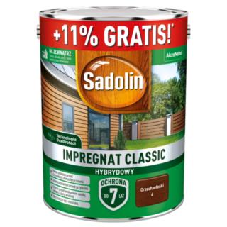 Impregnat Classic Hybrydowy Ciemny  Orzech Włoski 5L Sadolin