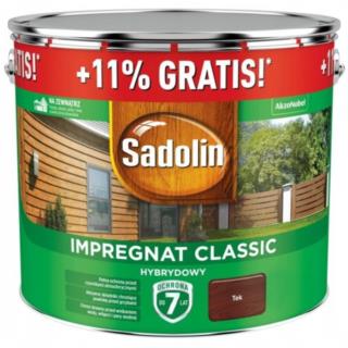 Impregnat Classic Hybrydowy Teak 10L  Sadolin