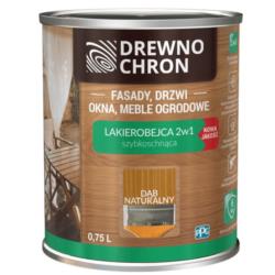 Lakierobejca 2W1 Dąb Naturalny 0,75L Drewnochron