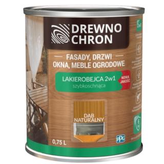 Lakierobejca 2W1 Dąb Naturalny 0,75L Drewnochron