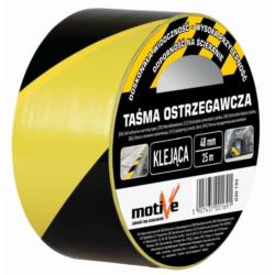 Taśma Ostrzegawcza Żółto-Czarna 48mm/25m Motive