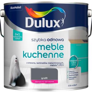 Farba Dulux Szybka Odnowa Grafit 2,5L Podkład do Mebli Kuchennych