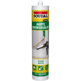 Akryl uniwersalny Soudal 280ml czarny