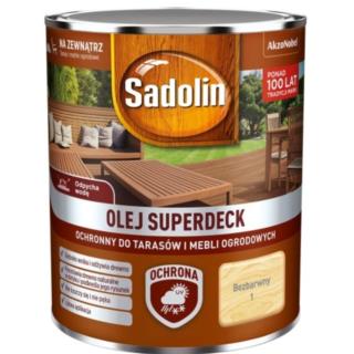 Olej do Tarasów Superdeck Bezbarwny 0,75L Sadolin