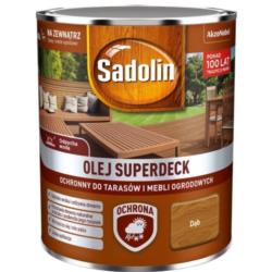 Olej do Tarasów Superdeck Dąb 0,75L Sadolin