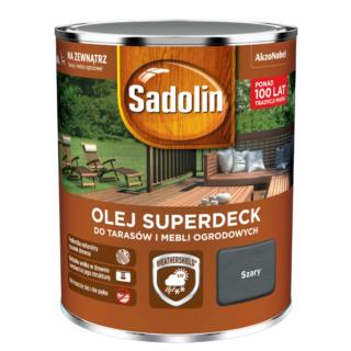 Olej do Tarasów Superdeck Szary 0,75L Sadolin