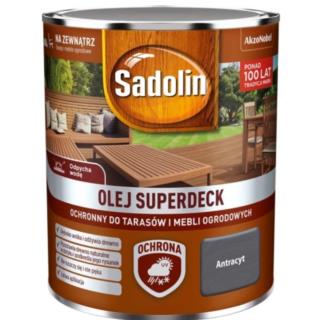 Olej do Tarasów Superdeck Antracyt 0,75L Sadolin