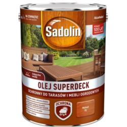 Olej Do Tarasów i Mebli Ogrodowych Superdeck Mahoń 5L Sadolin