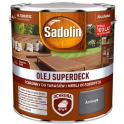 Olej do Tarasów Superdeck Antracyt 2,5L Sadolin