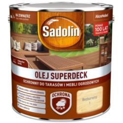 Olej do Tarasów Superdeck Bezbarwny 2,5L Sadolin