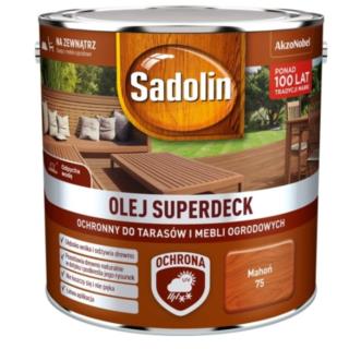 Olej do Tarasów Superdeck Mahoń 2,5L Sadolin